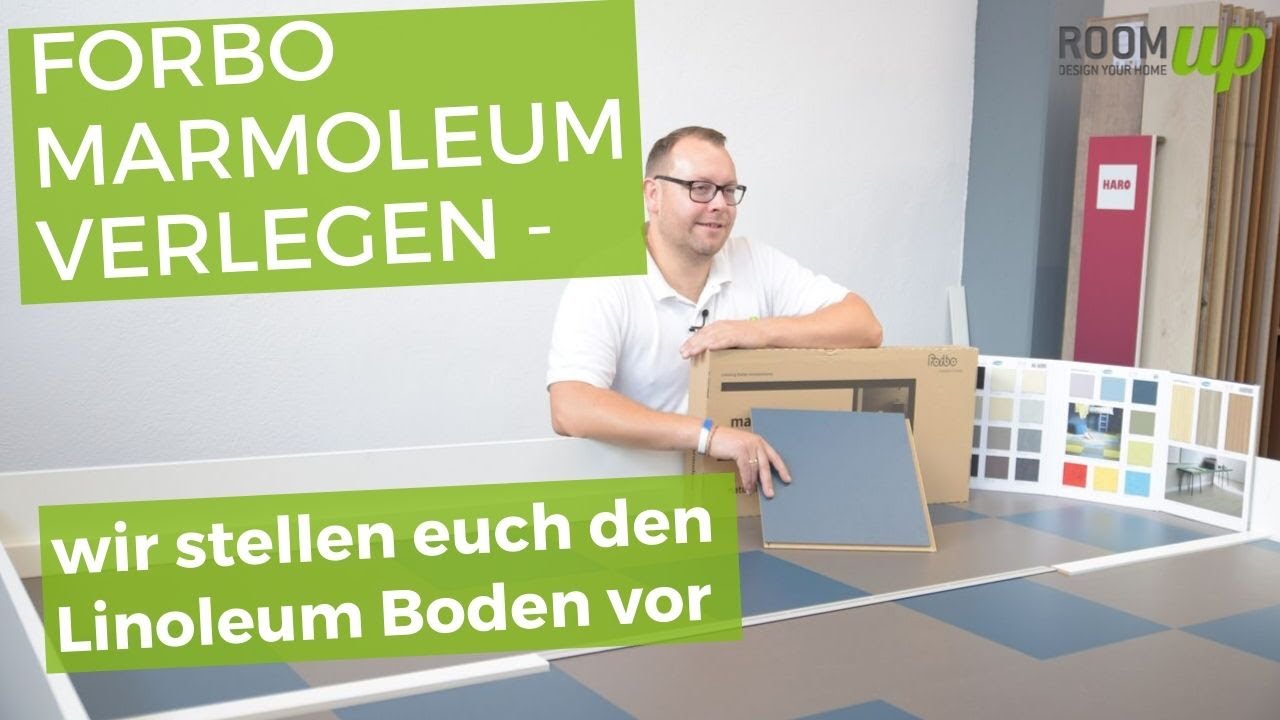 Forbo Marmoleum verlegen - der Klick Linoleum Boden