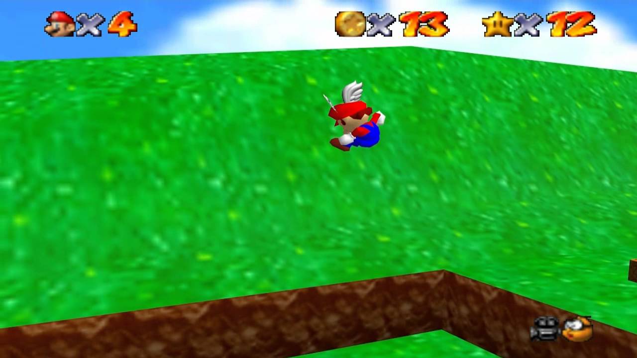 Super Mario 64 Walkthrough - Course 1 - Bomb Omb Battlefield