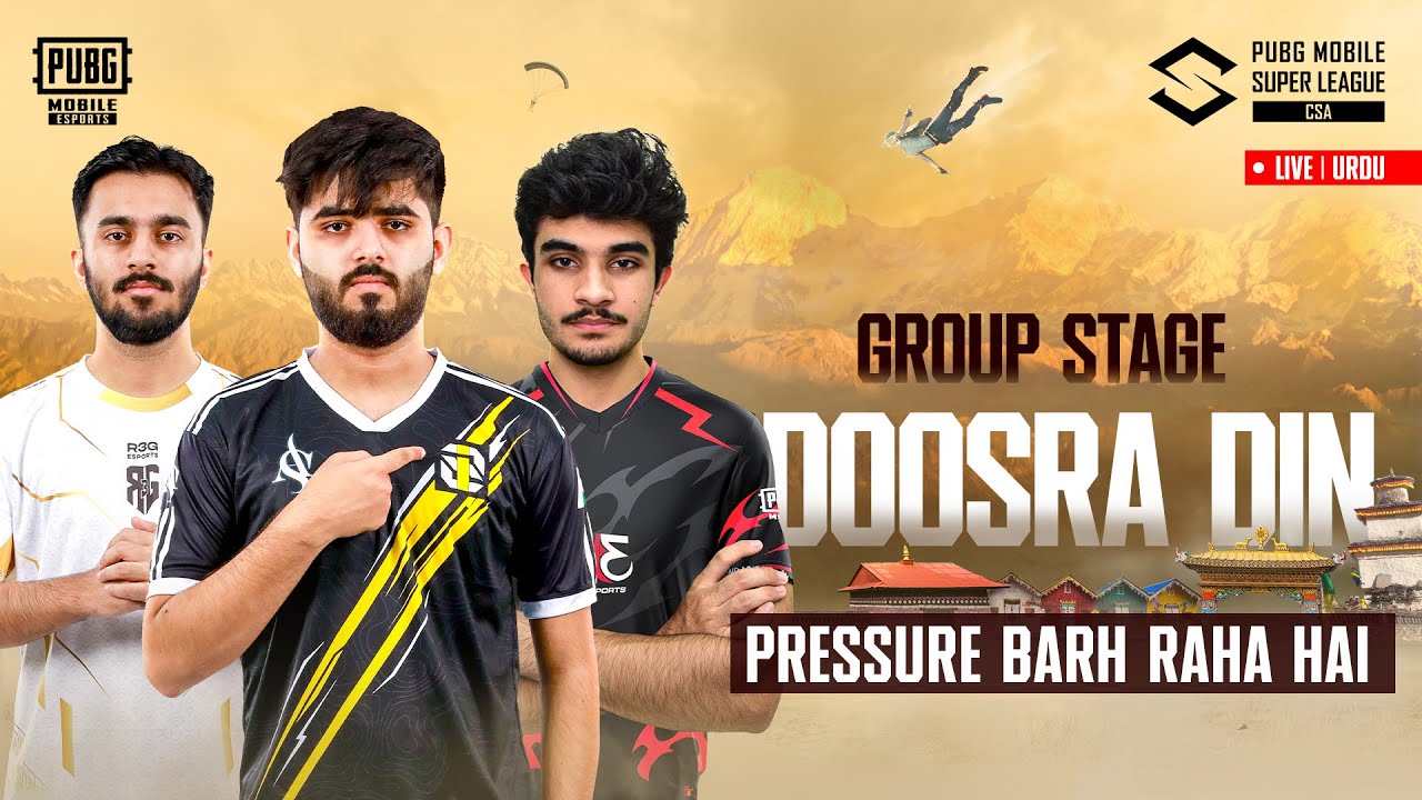 [UR] 2025 PMSL CSA Fall – Group Stage Din 2 | Pressure Barh Raha Hai
