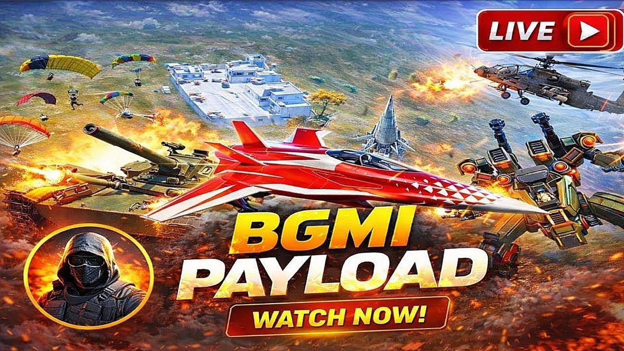 PUBG \ BGMI Payload Mode Live 😱 Fighter jet Pro Skills,Tank,Robot Havercraft & RPG #shorts #bgmi