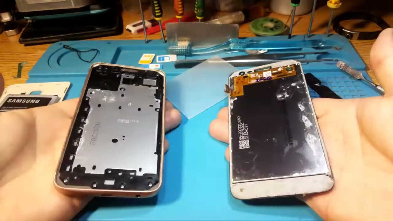 como desarmar samsung j2 core- j260