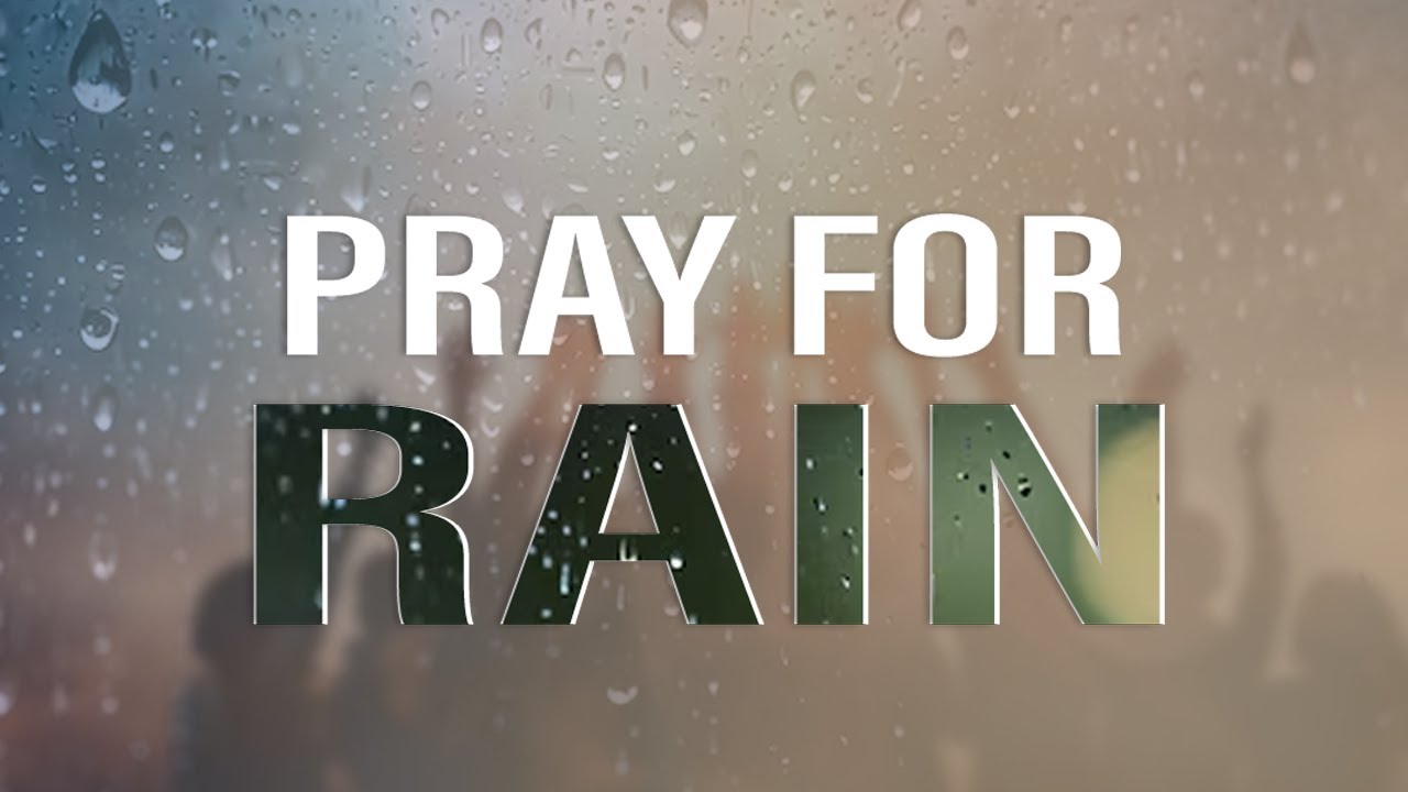 Shabbat Teaching Pray For Rain 