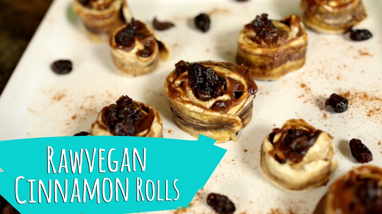 RAW VEGAN CINNAMON ROLLS!