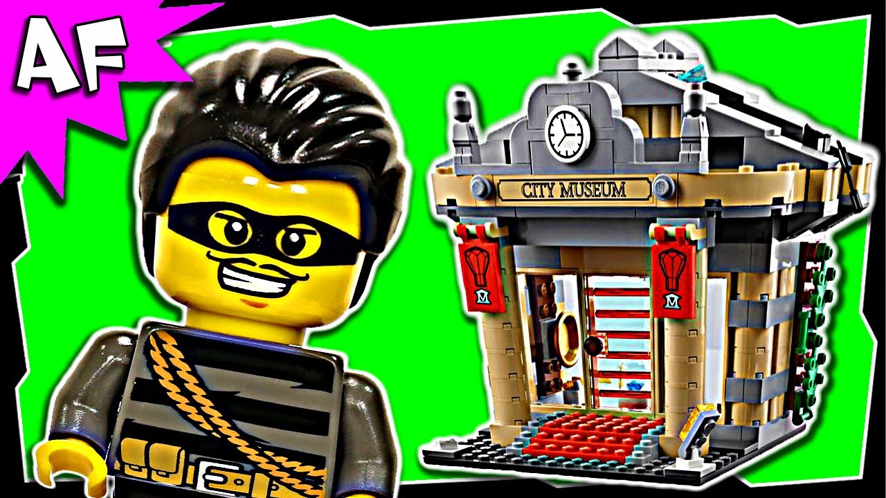 Lego City MUSEUM BREAK-IN 60008 Stop Motion Build Review