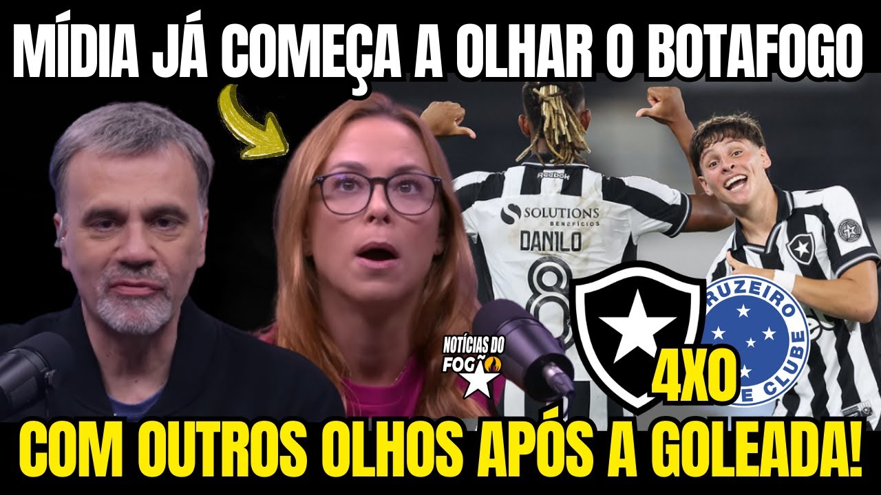 MÍDIA SE EMPOLGA COM GOLEADA IMPIEDOSA DO FOGÃO SOBRE O CRUZEIRO! O QUE TEXTOR ESTÁ FAZENDO?