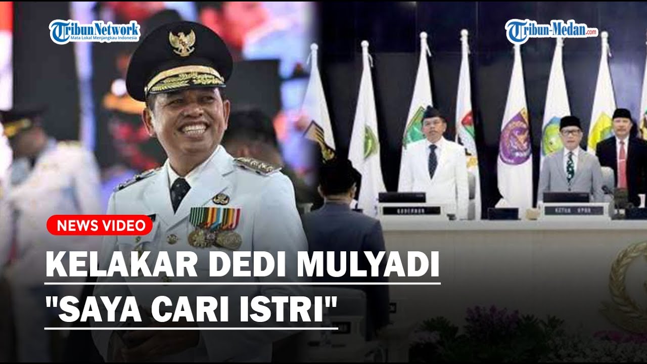 Kelakar Dedi Mulyadi: Saya Cari Istri, Buat DPRD Jabar Ngakak saat Pidato di Sertijab Gubernur