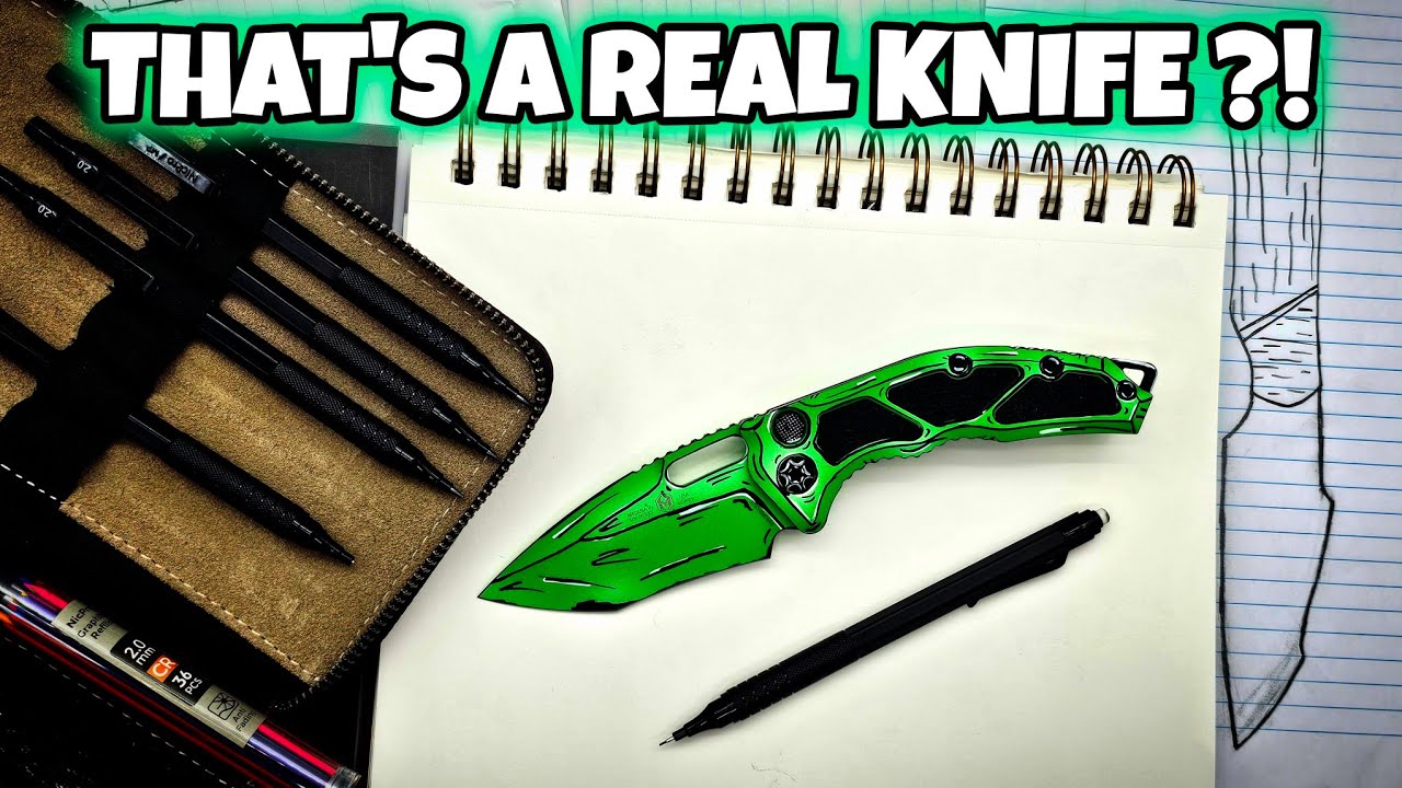 HERETIC Knives Medusa Cel Shade Looks Like It's Out Of A Comic Book