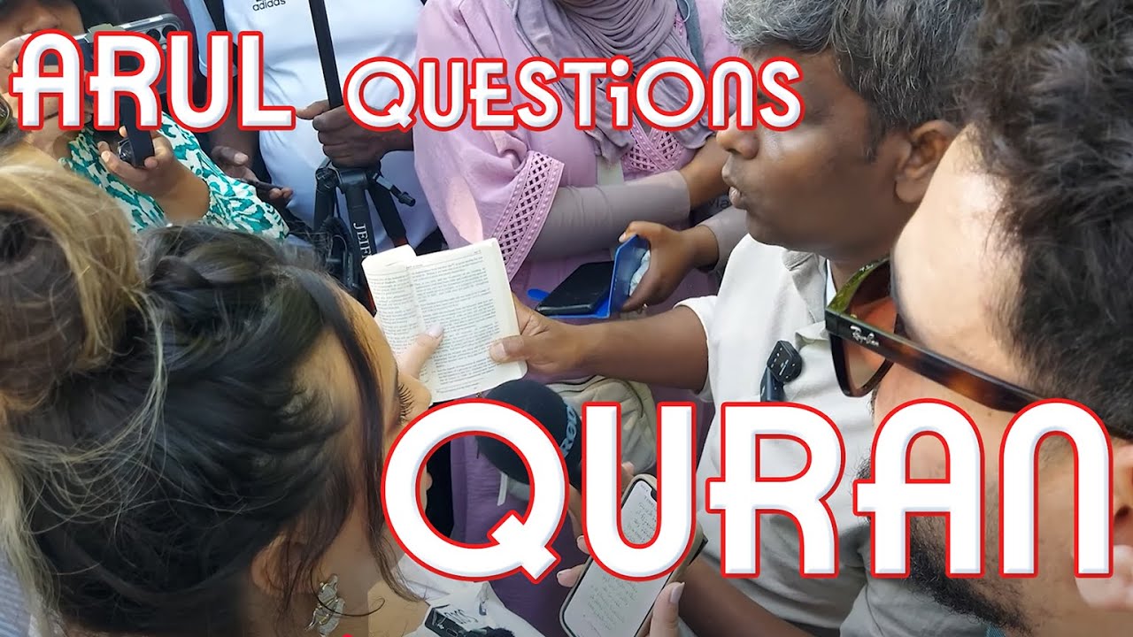 👉 Muslims RUN from Arul’s Quran Questions at Speakers Corner Exposed in Debate! 