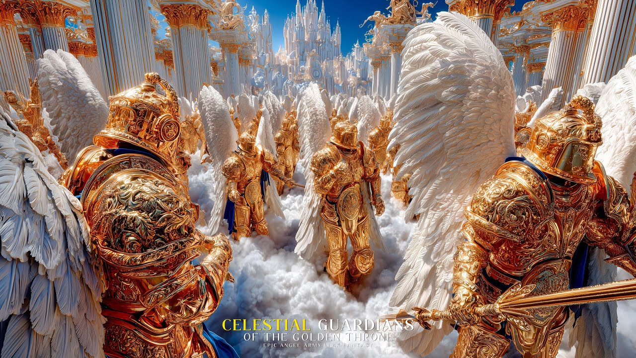 Celestial Guardians of the Golden Throne | Epic Angel Army in 4K Fantasy