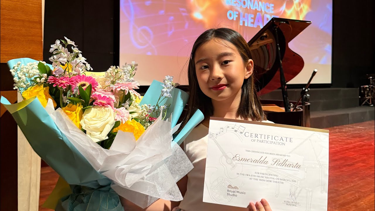 9-Year-Old Esmeralda Sidharta Plays “It’s a Small World” | SWA Flame 2026 Piano Recital