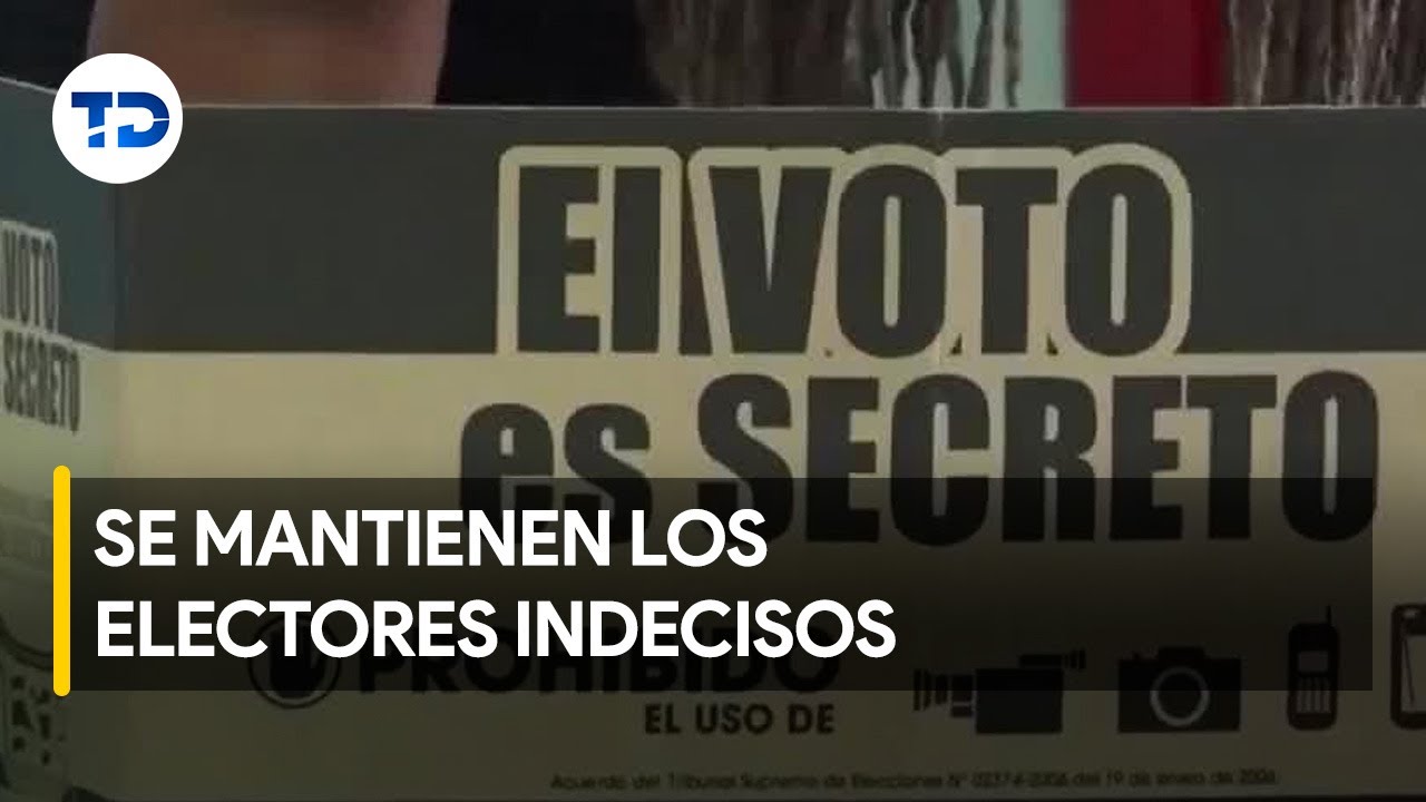 Elecciones 2026: 32% del electorado aún no decide su voto