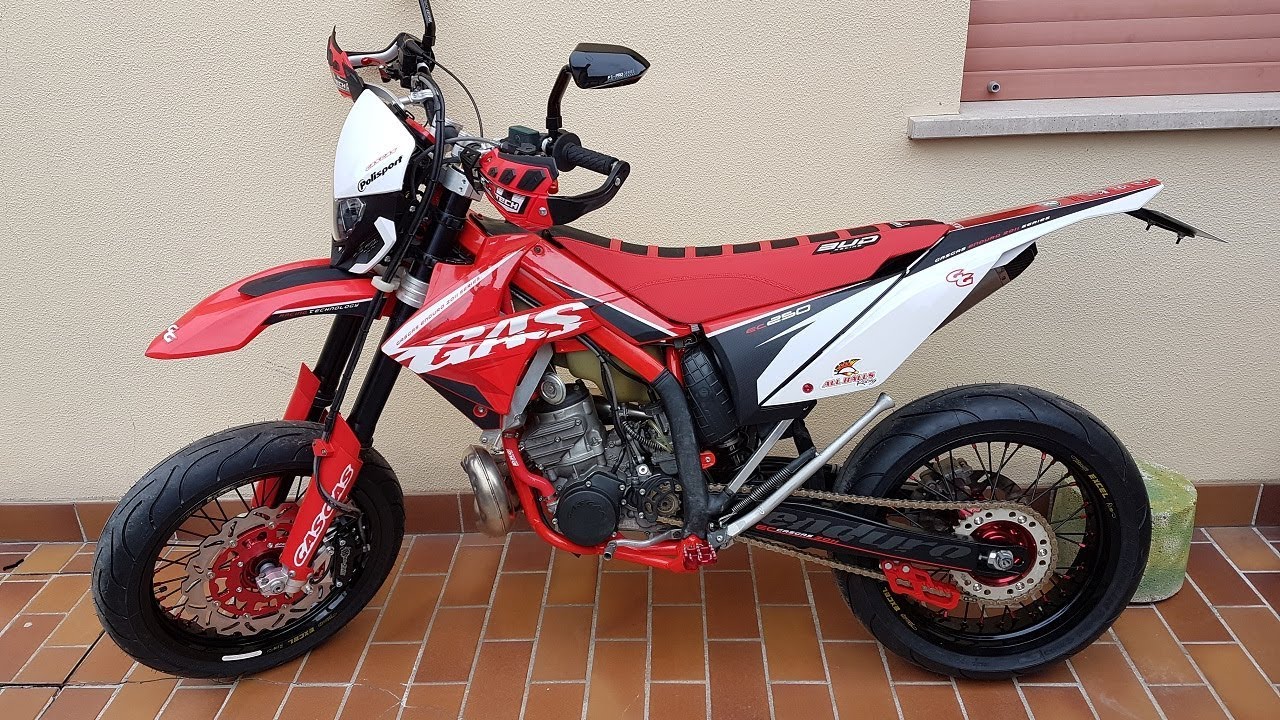 Gas gas EC 300 supermotard transformation