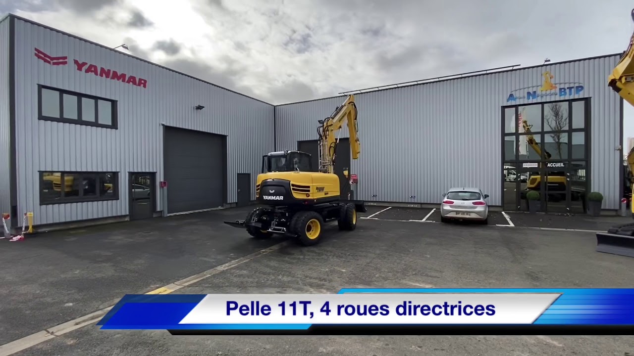 Pelle à pneus B110w yanmar