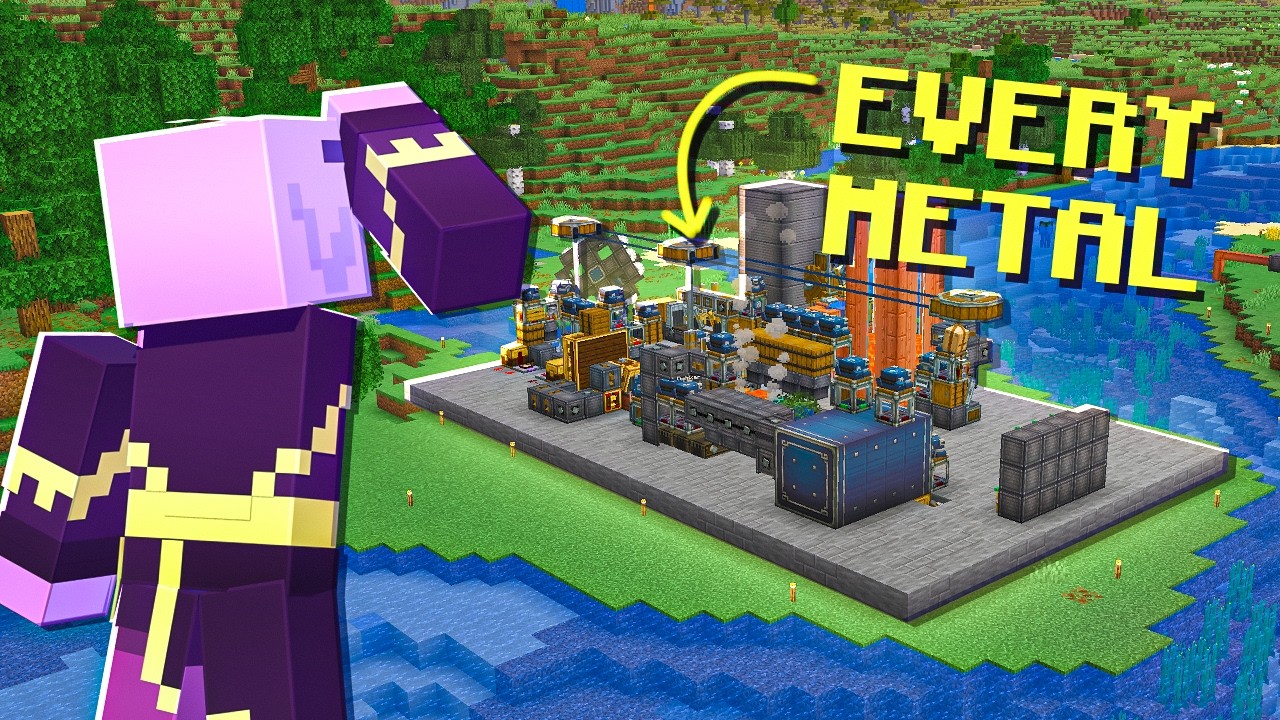 Automating This ONE Block Makes EVERY Ingot (Create Aeronautics)