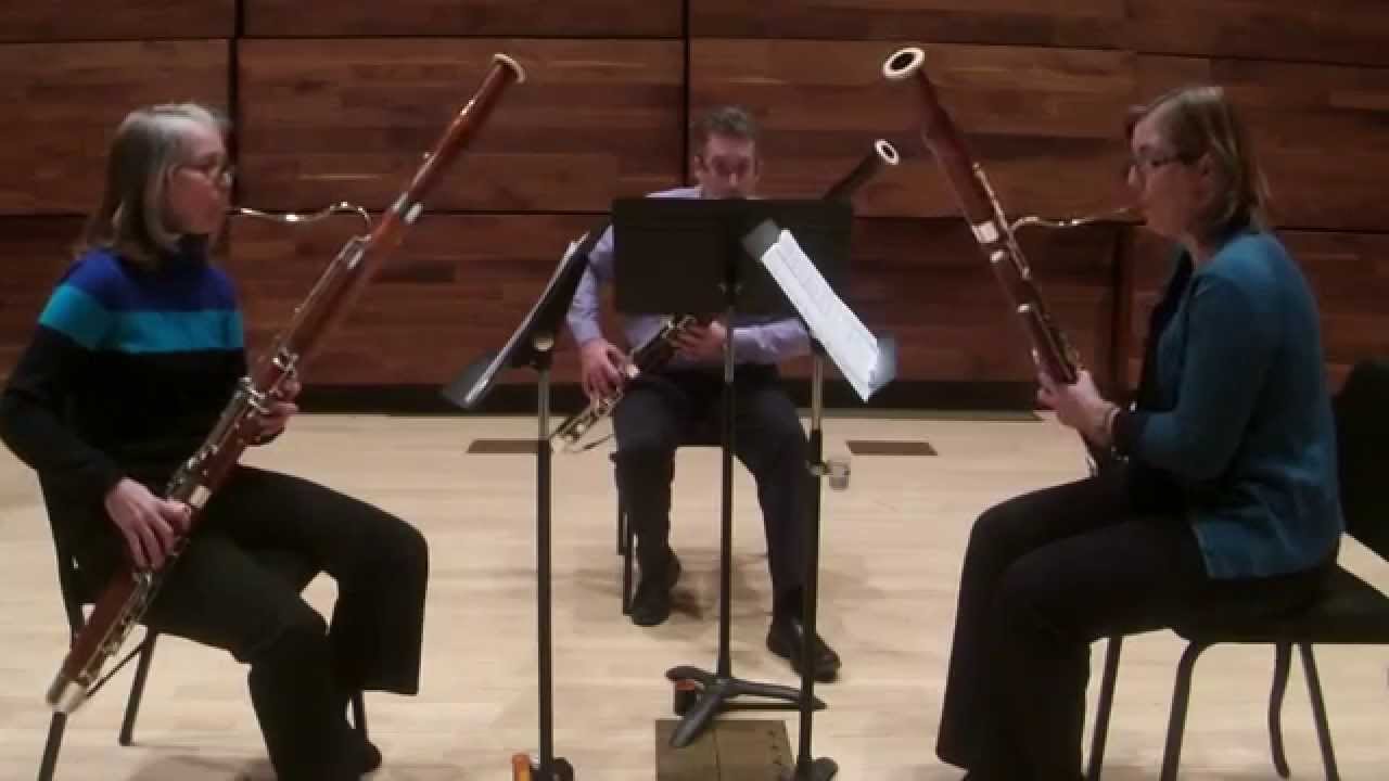 Eight Trios for Three Bassoons by Bach