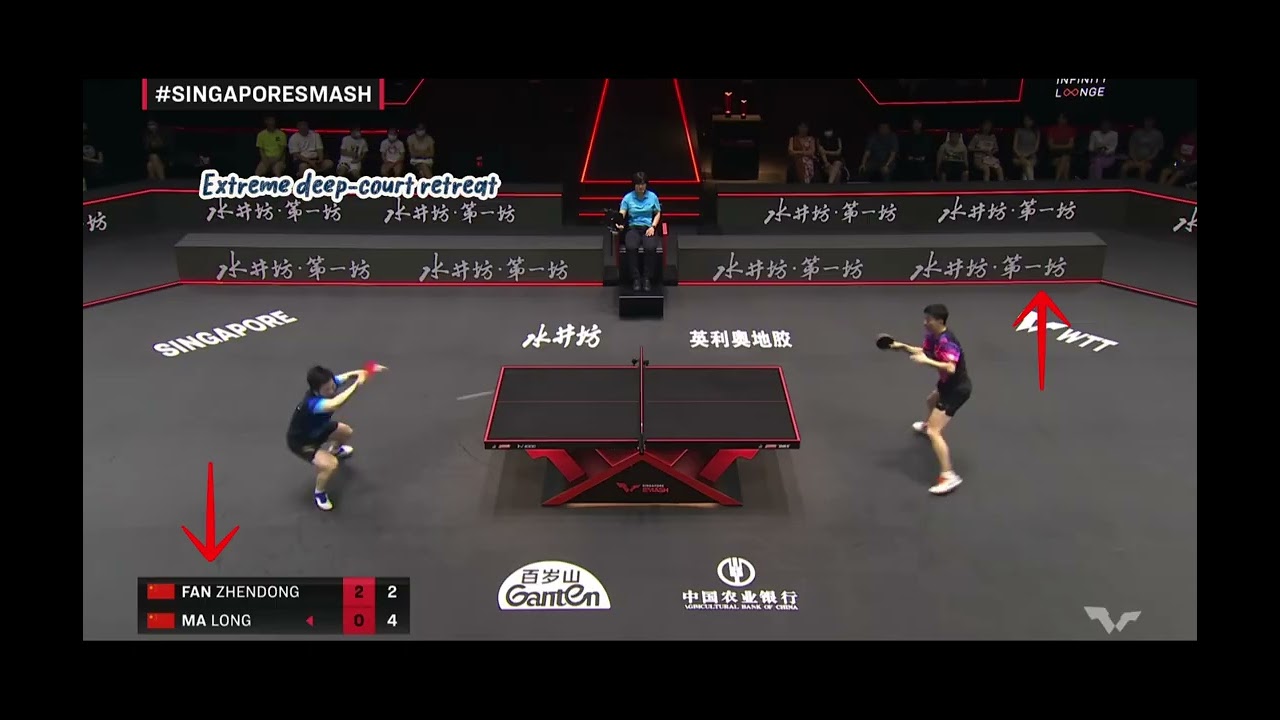 🏓 Ма Лонг побеждает с расстояния 3 метров: величайший контр-удар величайшего игрока всех времен |...