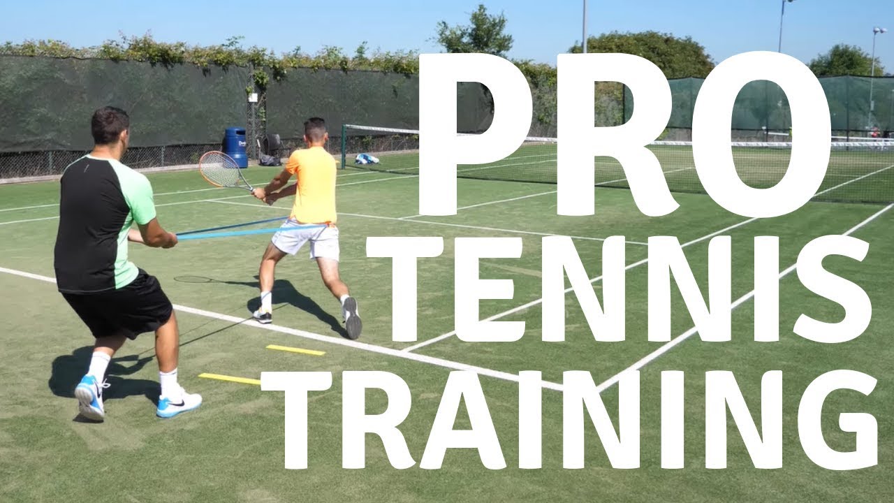 Professional Tennis Training Drills with Top Tennis Training