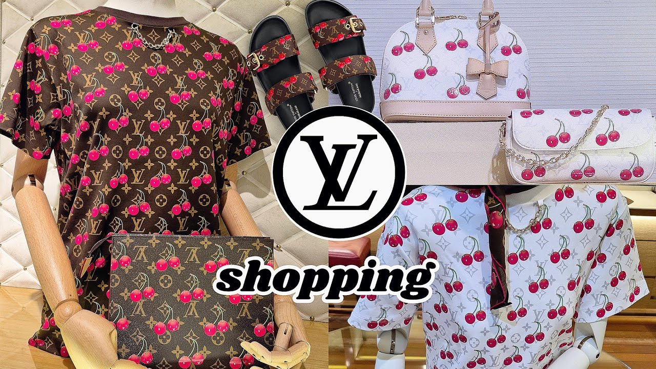 LV x MURAKAMI CHERRY  shopping vlog 🍒 LV ALMA 🍒 LV IVY WOC 🍒 LV TOILETRY POUCH 🍒 LV BOM DIA MULES 🍒