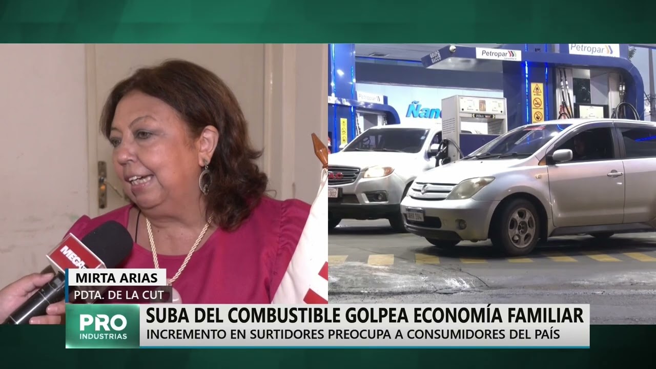 Suba del combustible golpea economía familiar