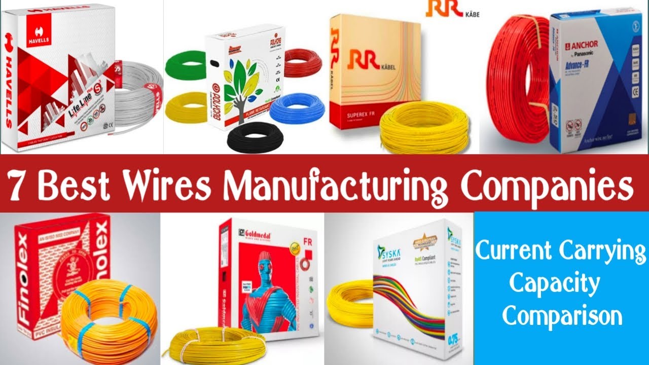 7 Best  Electrical Wire manufacturing  Company | सभी Safety Features है इन तारो मे | wires & cables