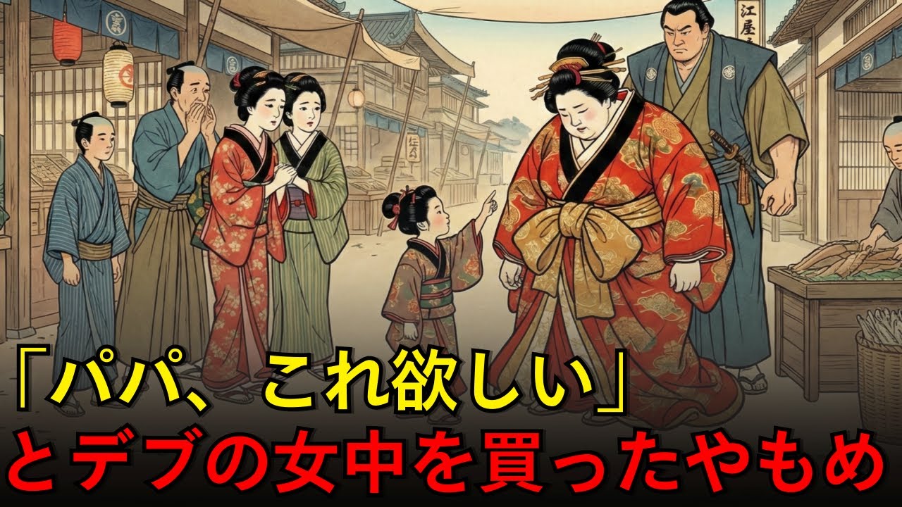 太った下女をお母さんにしたいと言う娘 | 野談 | 伝説 | 昔話 | 説話 | 民話