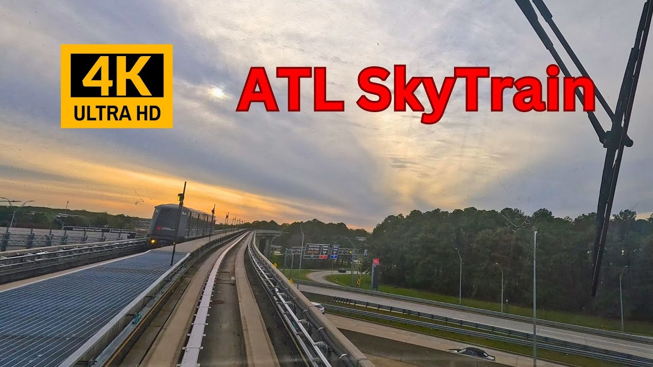 🚝 ATL SkyTrain to Rental Car Center | Atlanta Airport [4K Walking Tour]