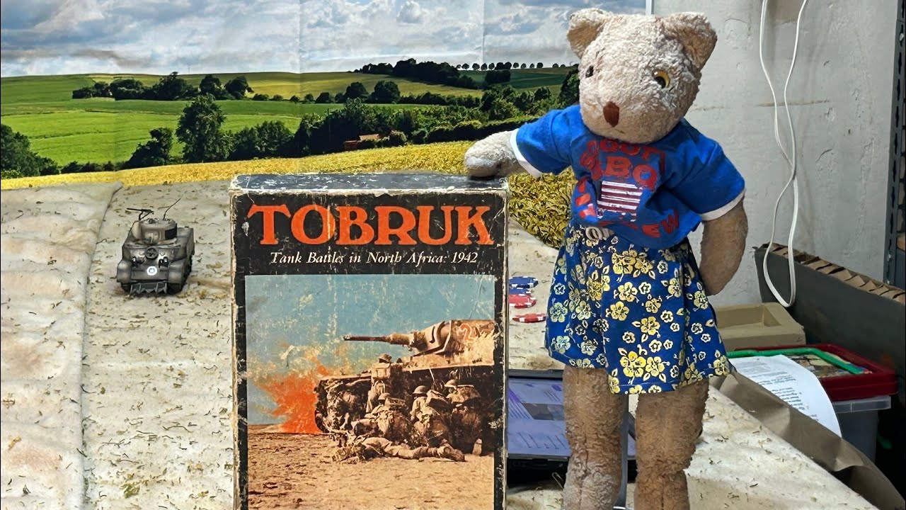 Tobruk board game converted to 54mm miniatures and a donation from another war game club! 