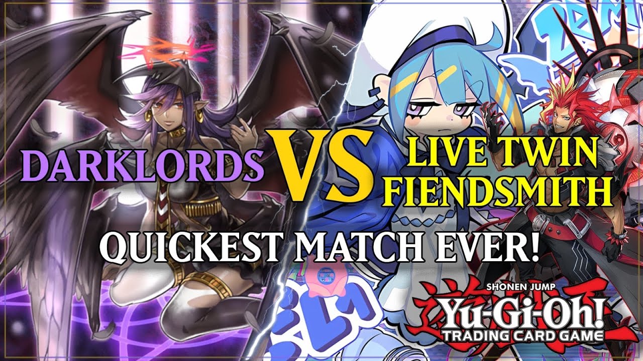 Darklords VS Live Twin Fiendsmith | Quickest Match Ever!