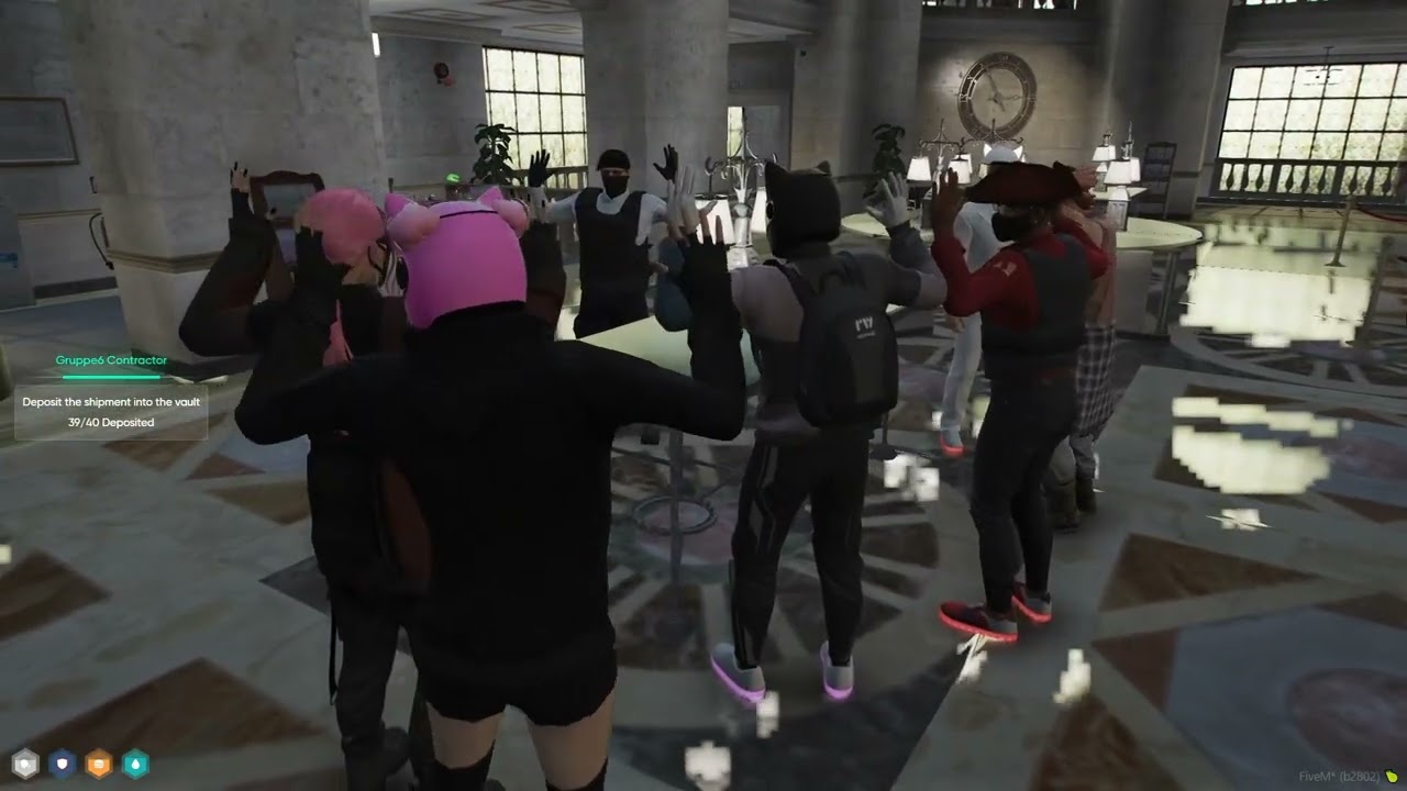 Actual Shadow Leader Yuno finishing his G6 Vault during a armed robbery.