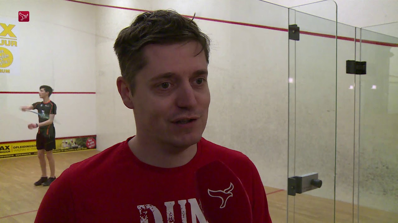 Squashtalent Sebastiaan Hofman wil ooit wereldkampioen worden
