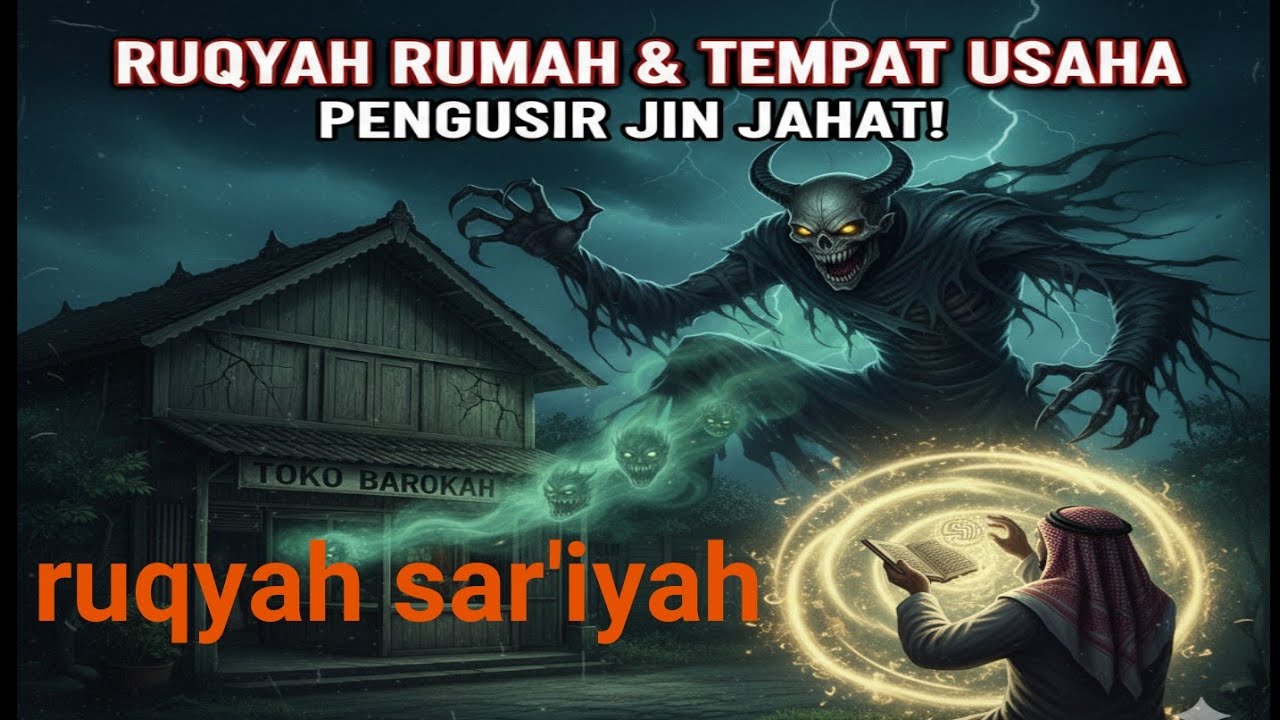 RUQIYAH RUMAH/TEMPAT USAHA PENGUSIR JIN DAN SETANJAHAT@al-hayata#ruqiyah#ruqiyahsariyah #murottal