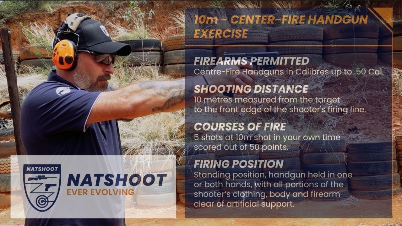 Natshoot Trigger Time | 10m Centre Fire Handgun Exercise 1