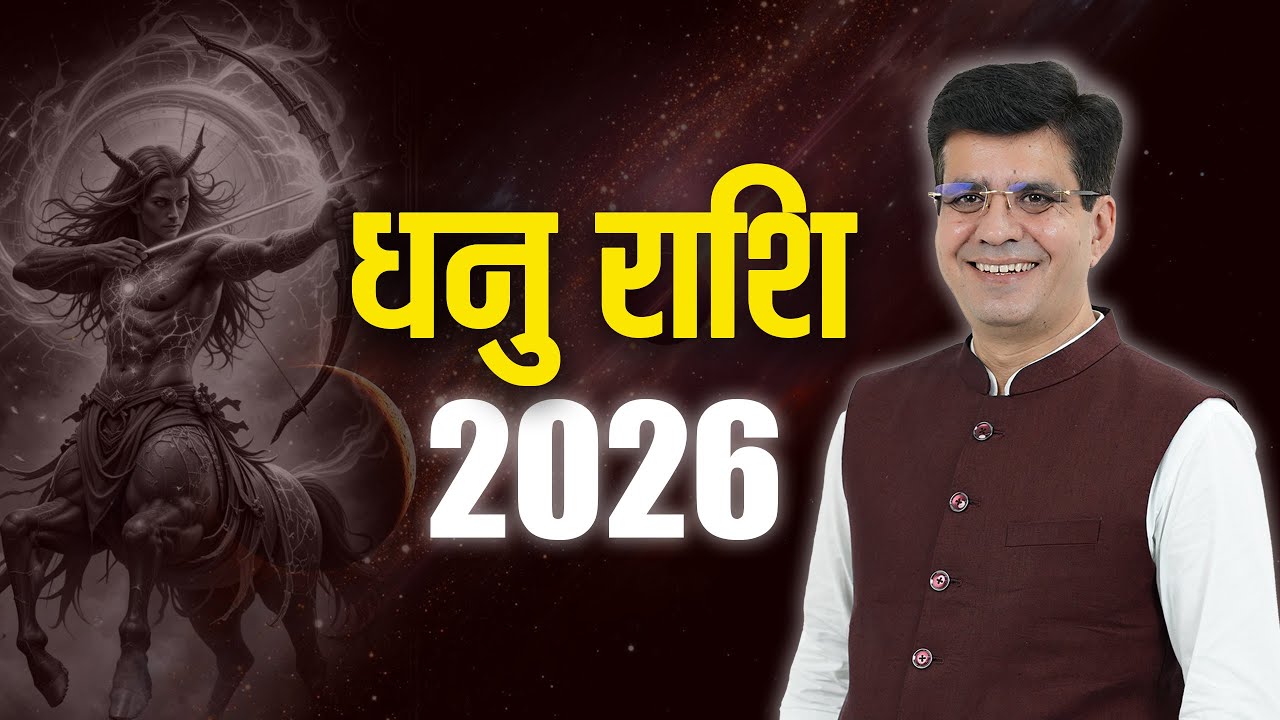 धनु 2026  एक असाधारण और भाग्यशाली साल!   Sagittarius Horoscope   Happy Life Astro   Dr Yogesh Sharma