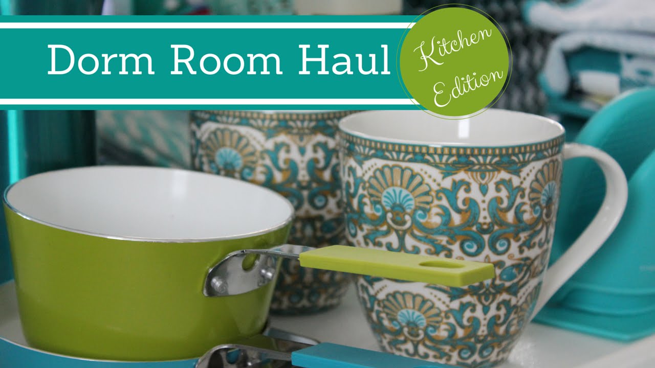 DORM ROOM ORGANIZATION & SHOPPING HAUL: Kitchen Edition