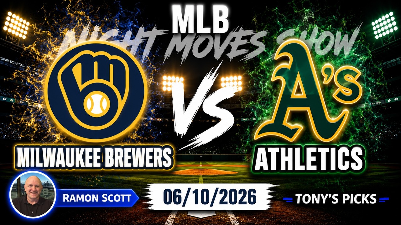 Brewers &mdash; Athletics: коэффициенты и прогнозы на матчи МЛБ, 10.06.26 | Night Moves Show