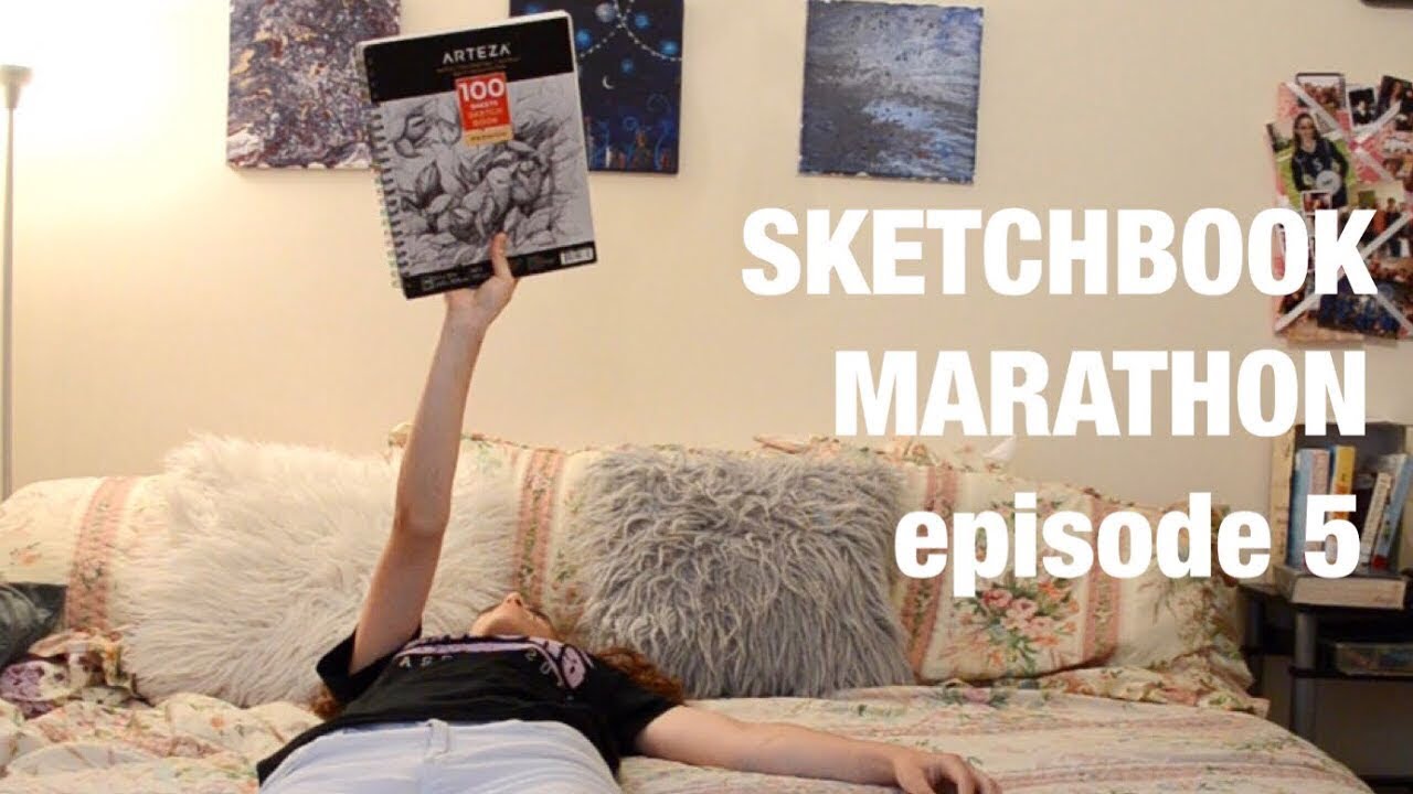 Filling a Sketchbook in ONE WEEK | Sketchbook Tour Marathon Episode 5