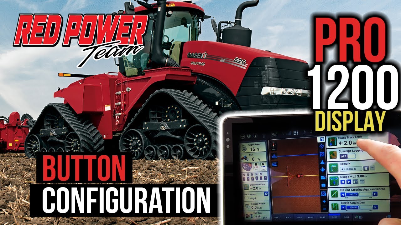 Button Configuration | Case IH Pro 1200 Display