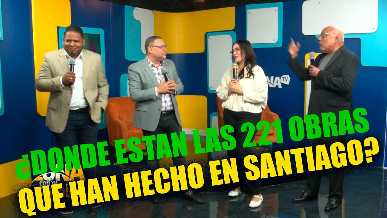 Roberto Tineo y David Lantigua se preguntan enérgicamente ¿ DÓNDE ESTAN LAS 221 OBRAS EN SANTIAGO ?