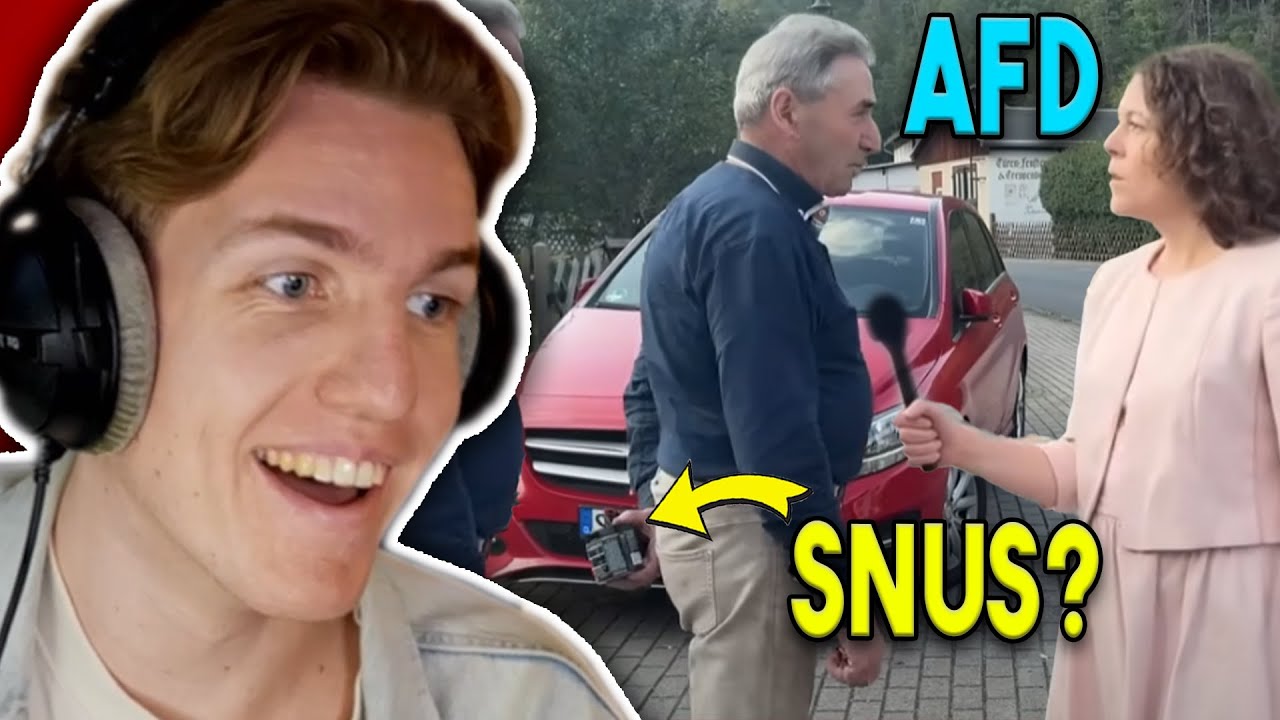 AfD-Rentner in 50% AfD-Wähler DORF versteckt schnell SNUS vor Cassandra? :D