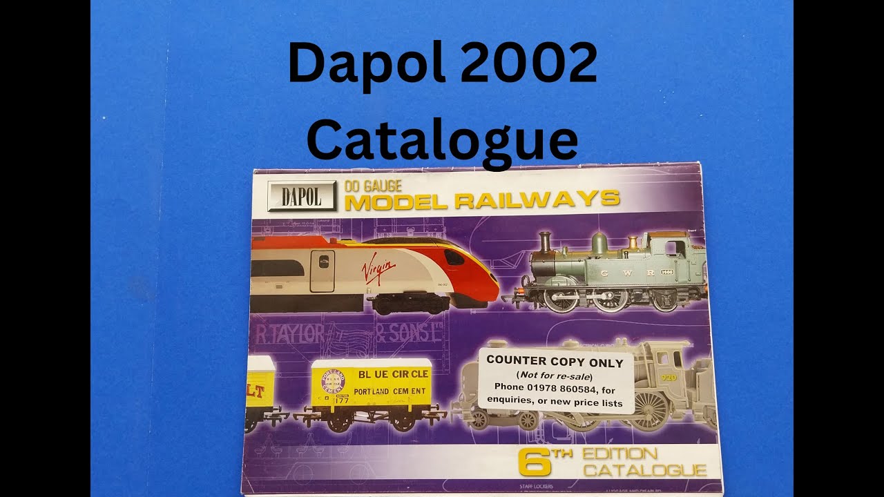Dapol 2002 model railways catalogue full look through from Mangley Town #ModelRailway #ModelTrain