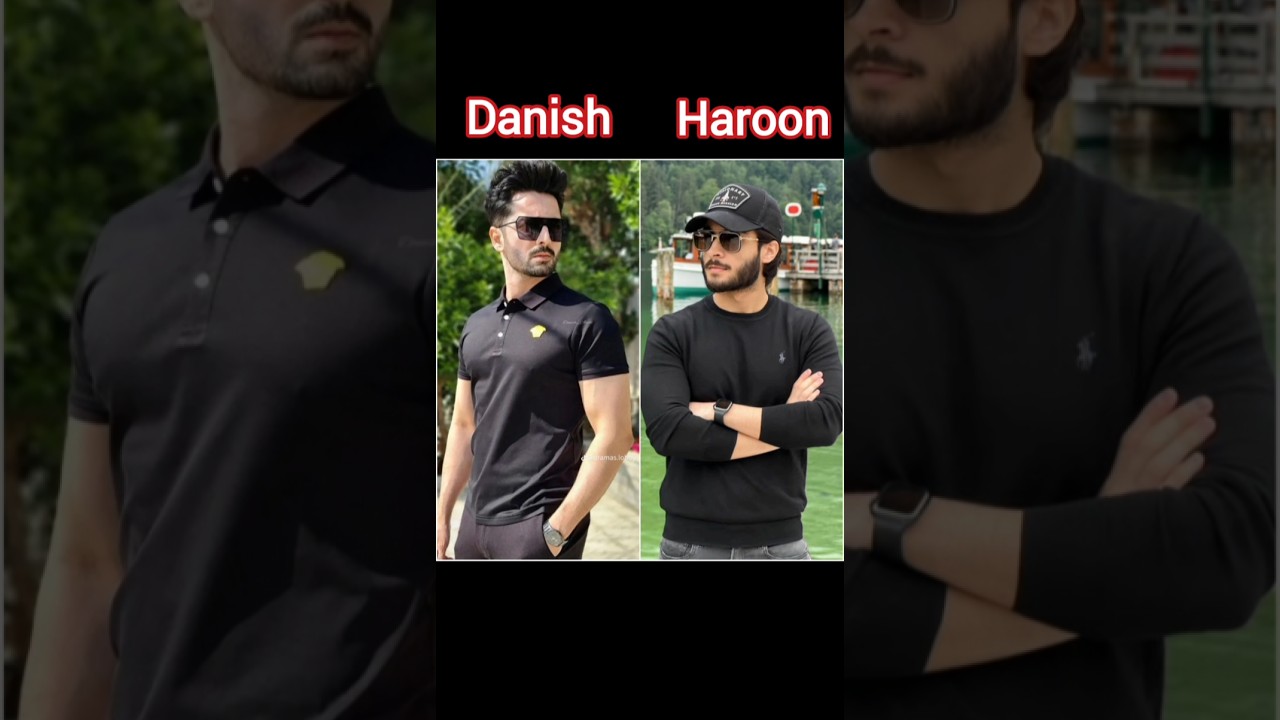Pakistani actor Danish Taimoor & Haroon kadwani #love #showbiz #haroonkadwani #shorts
