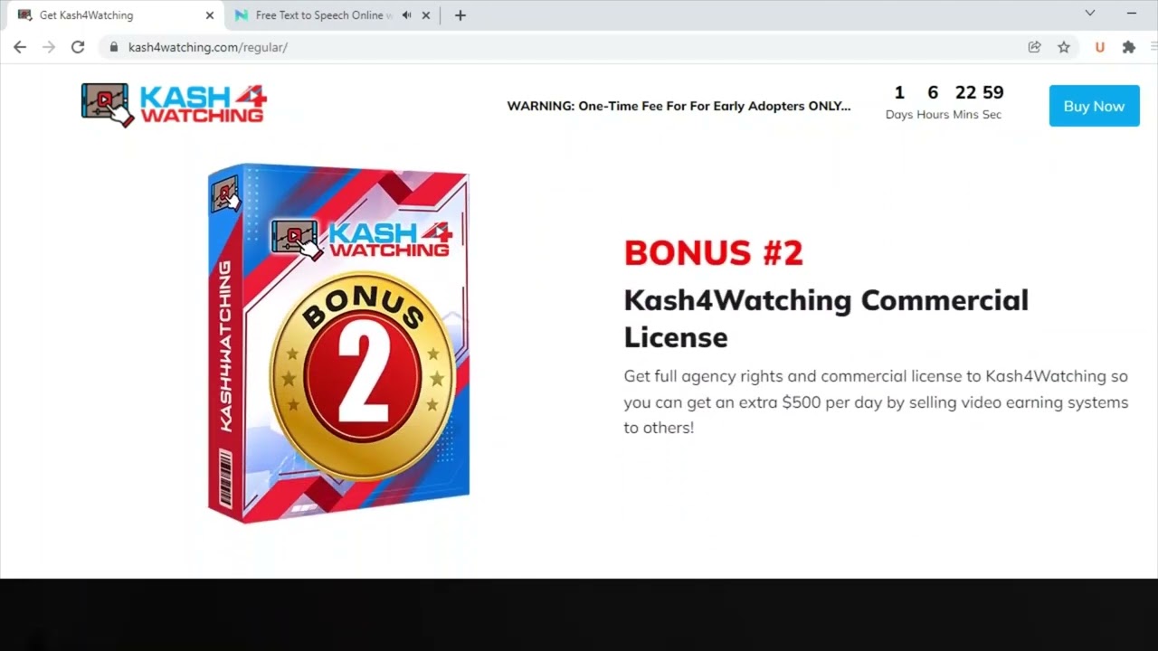 Kash 4 Watching Review   Get $2500+ Free Bonuses