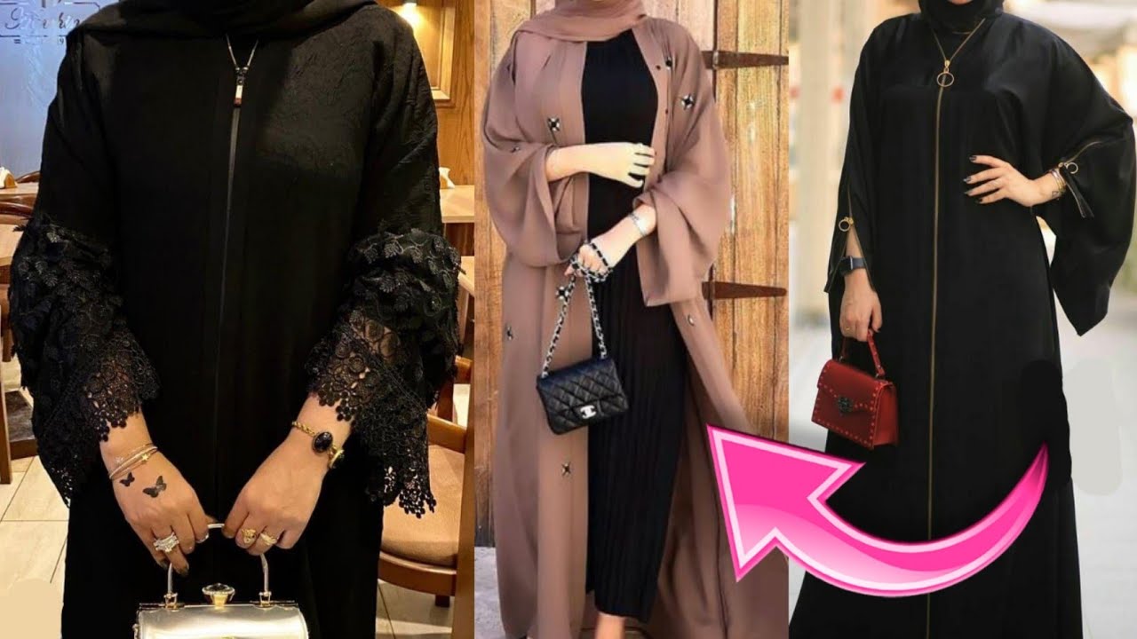 أفكار تنسيقات للعبايات | أفكار لتكوني أنيقة #عباية #تنسيقات_ملابس