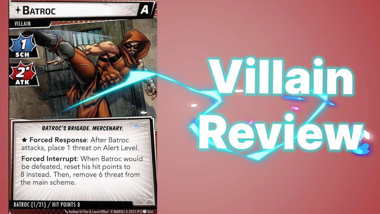 Marvel Champions Batroc Villain Review