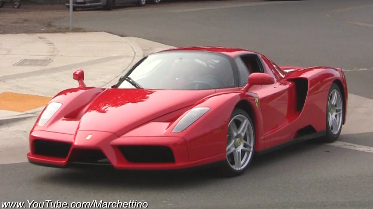 Supercars Accelerating! Enzo, F40, Murcielago, GT40 & More