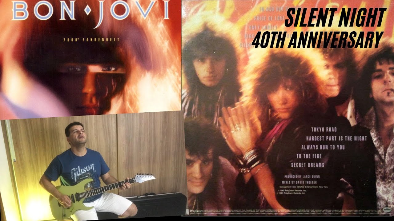Bon Jovi - Silent Night (40th anniversary tribute - guitar cover by Fabio Veloster)