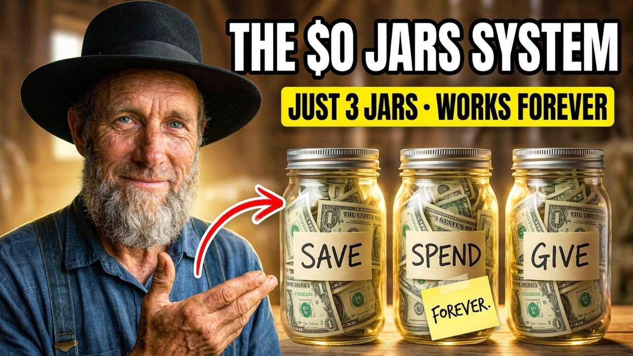 The $0 AMISH CASH SYSTEM That Works FOREVER (Just 3 Jars)