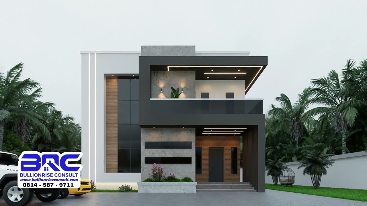 five bedroom duplex modern house design