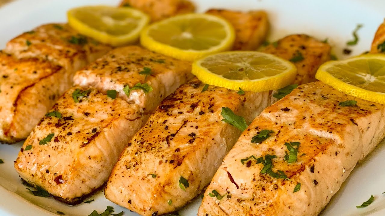 Leicht angebratenes Lachs Zitronen&ouml;l Rezept