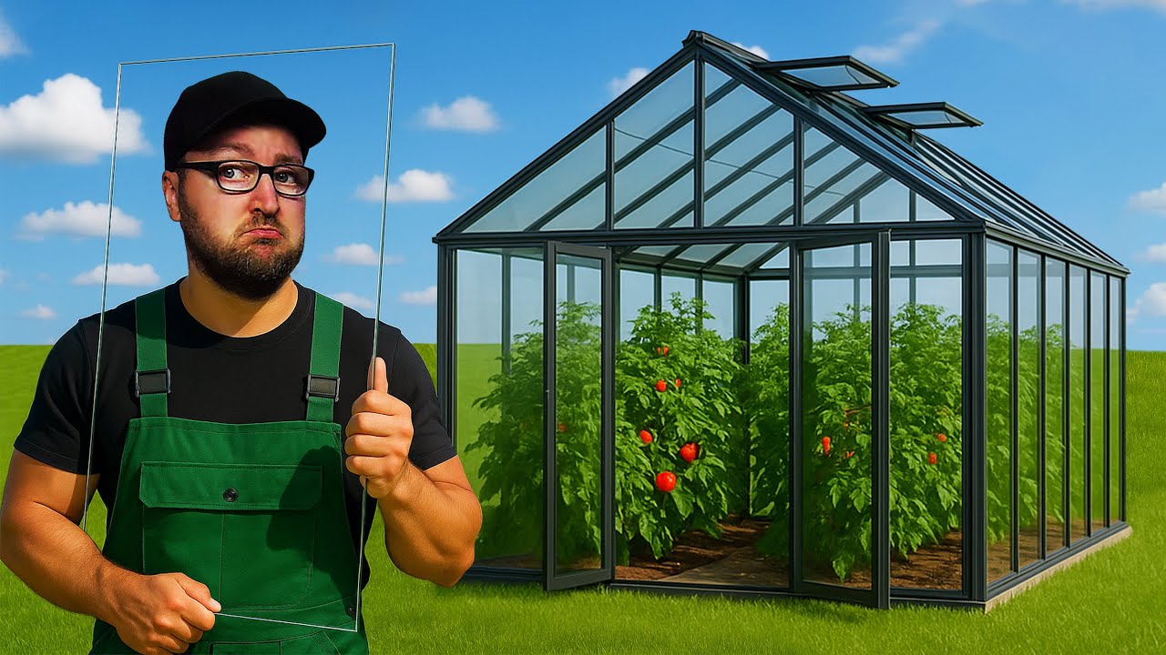 Ich BAUE ein GEWÄCHSHAUS in meinen KLEINGARTEN! #40 | Garten 9